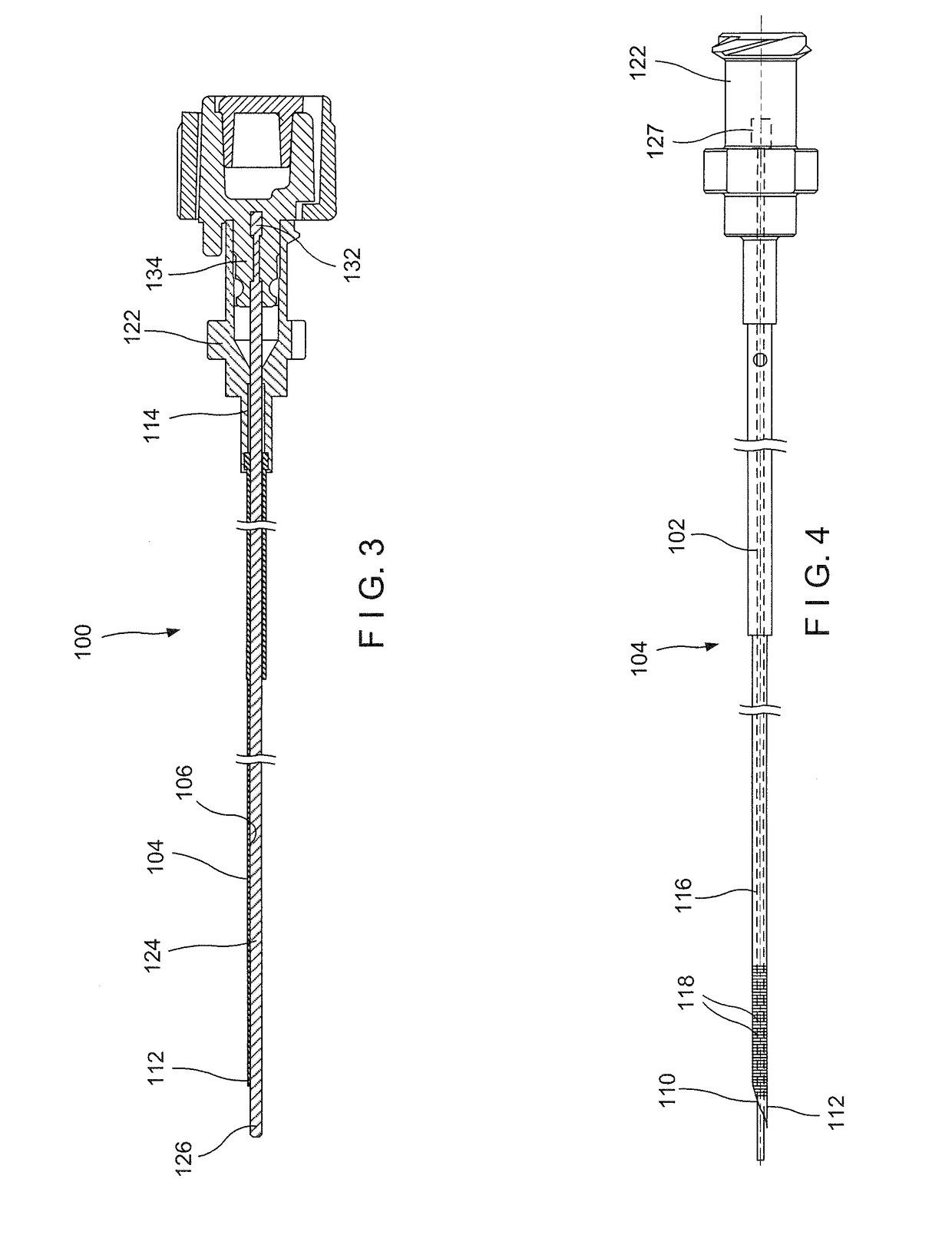 Accessory device for EUS-FNA needle for guidewire passage