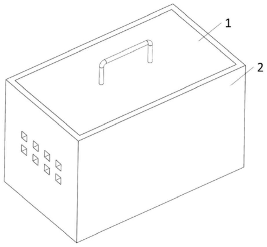 A roasting electric physiotherapy device