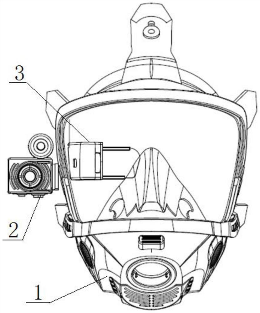 Thermal infrared imager of air hula machine