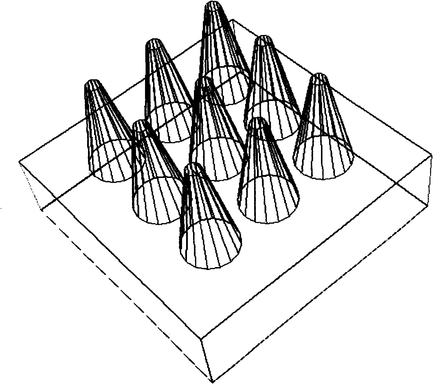 Method for preparing moth-eye structure for antireflection on surface of solar battery