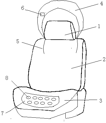 Seat cushion of automobile