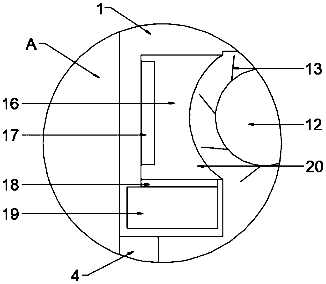 Welding slag sweeping roller for processing of electronic circuit board