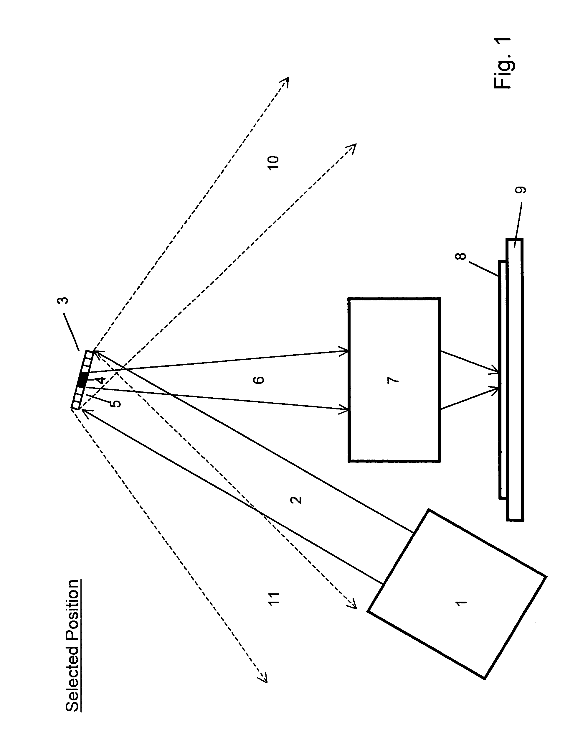 Spatial light modulator array with heat minimization and image enhancement features