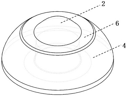 A led collimating optical lens