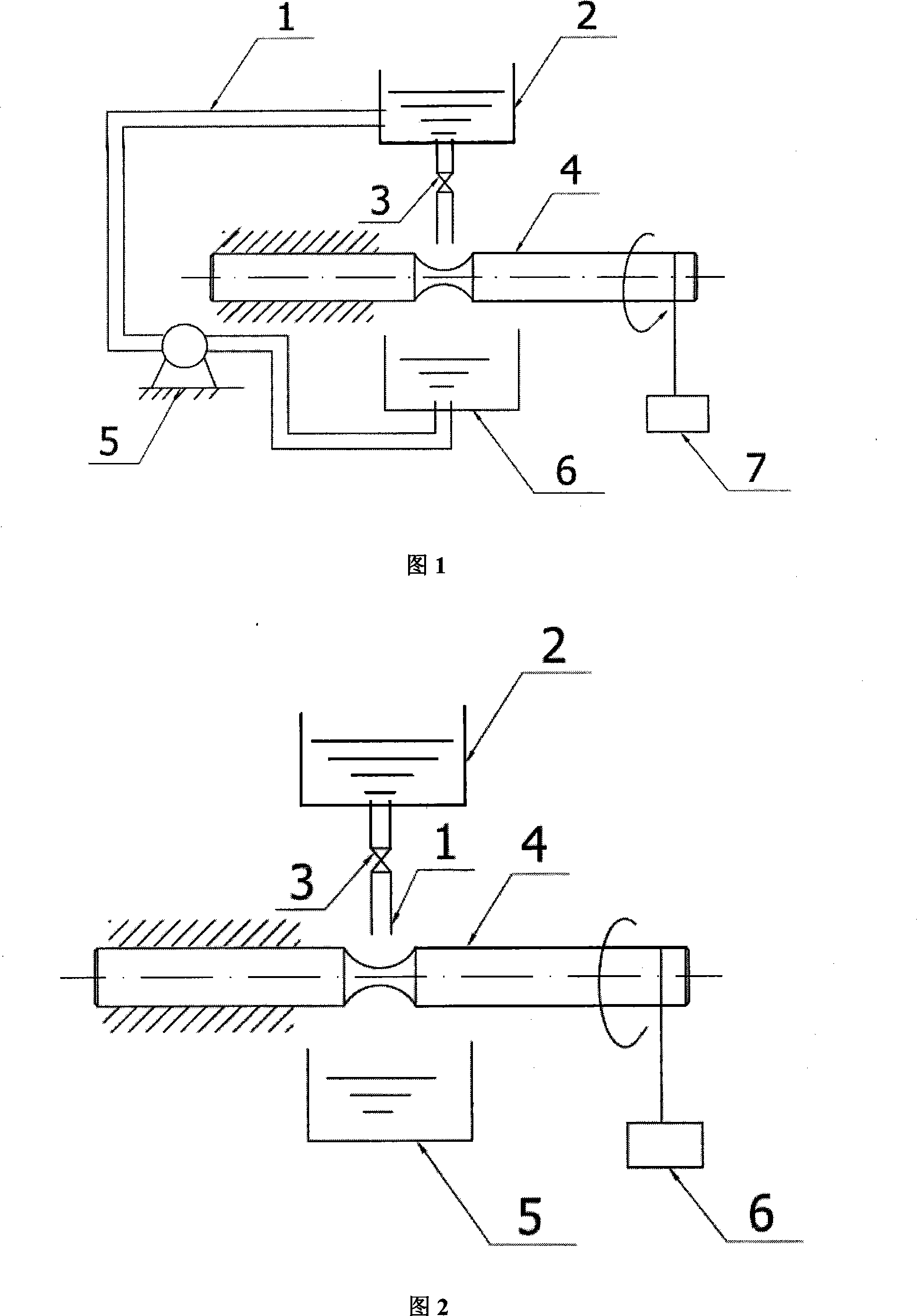 Rotating and bending corrosion fatigue testing device