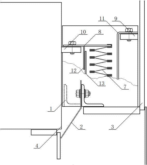 Air preheater sector plate circular arc section sealing device