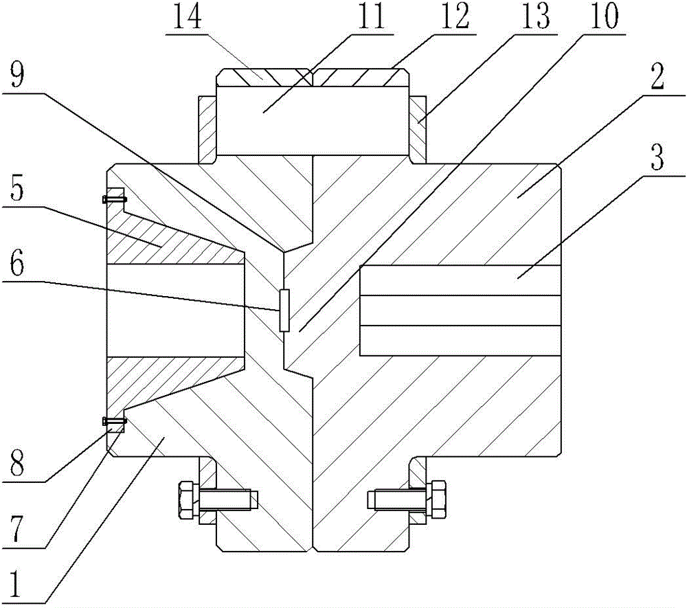 Shaft coupling structure of calendaring machine