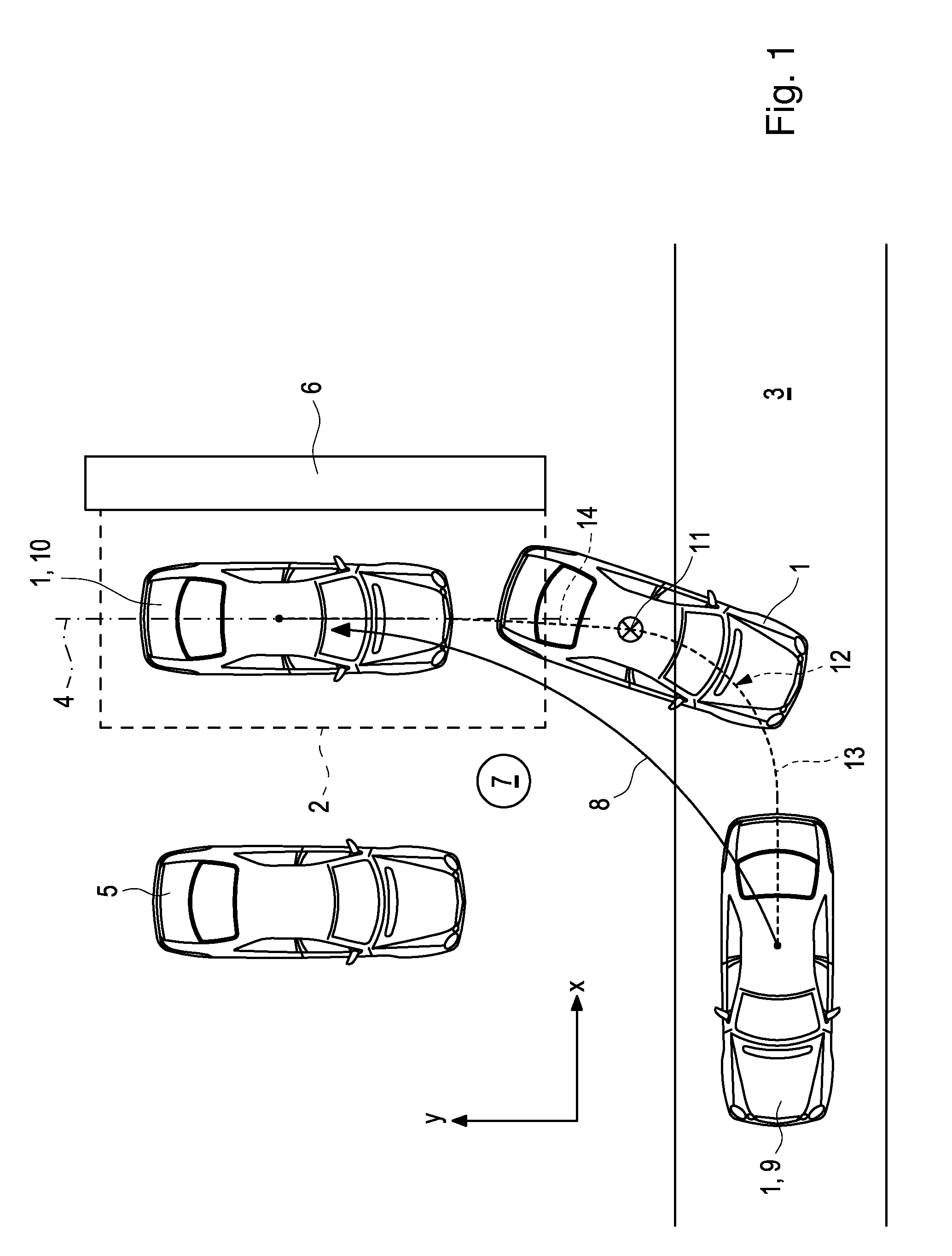 Method for Carrying Out a Process of Parking a Vehicle by Means of a Driver Assistance System
