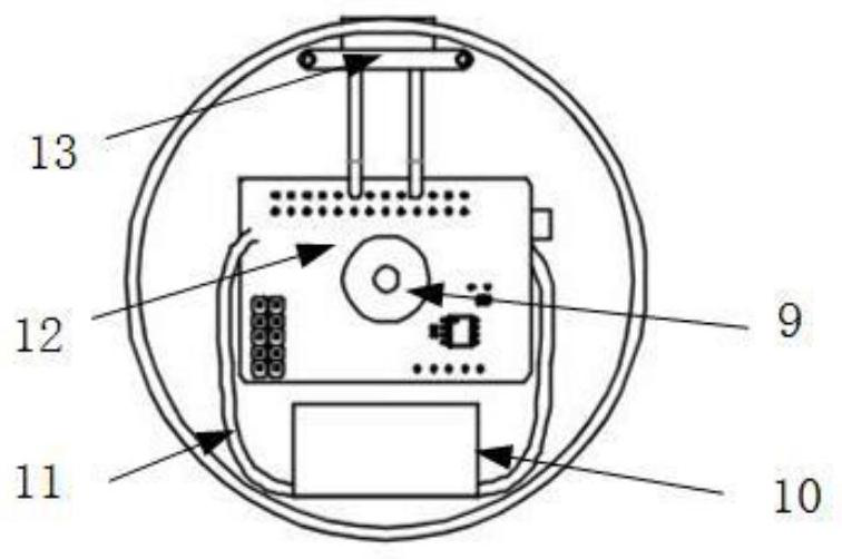 Feeding bottle with rapid cooling, heat storage, heat preservation and temperature display functions