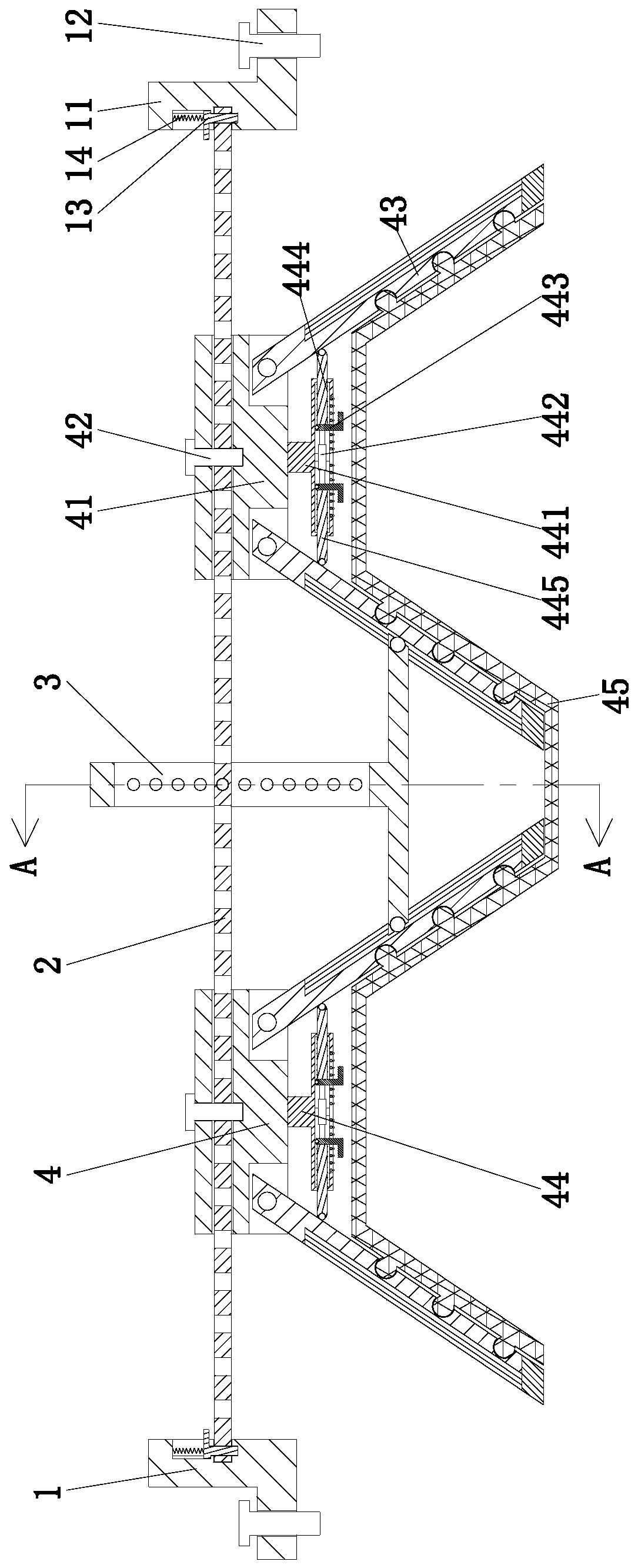 Improved architectural alloy keel frame