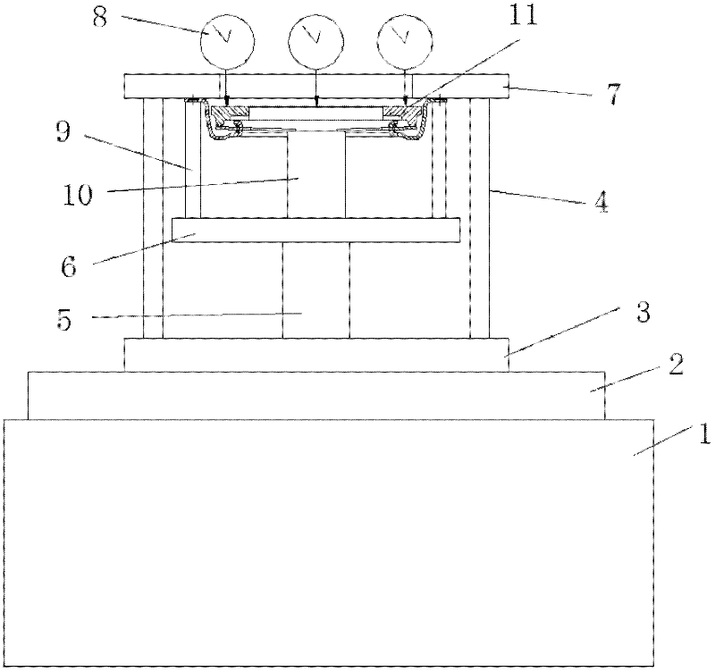 Pressure plate parallelism detection device of clutch cover assembly