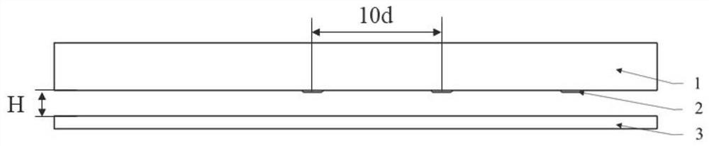 Impingement cooling structure based on array annular protruding target plate