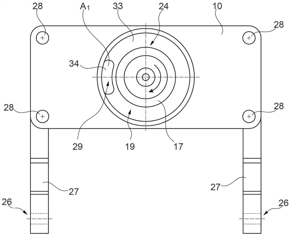 Open-end rotor spinning device