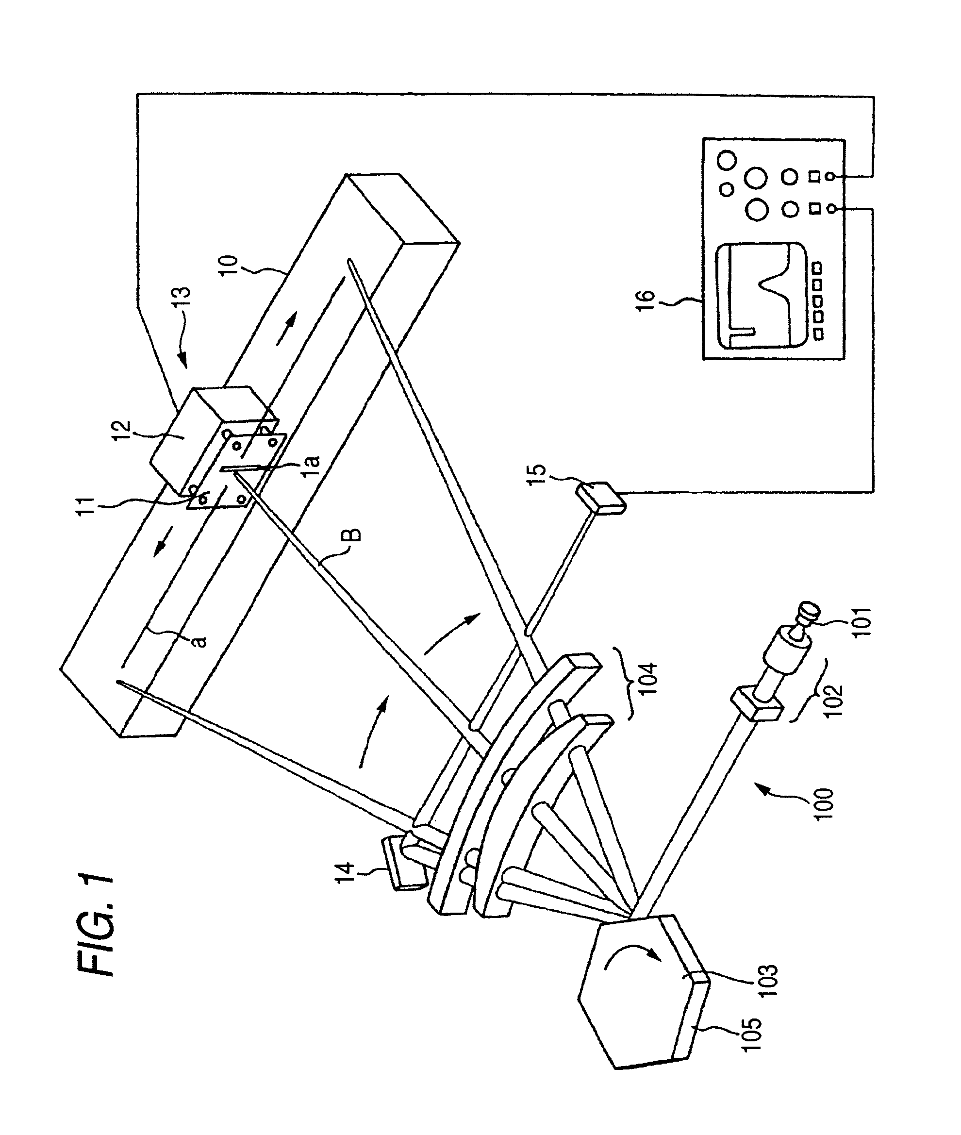 Method and apparatus for measuring beam spot of scanning light
