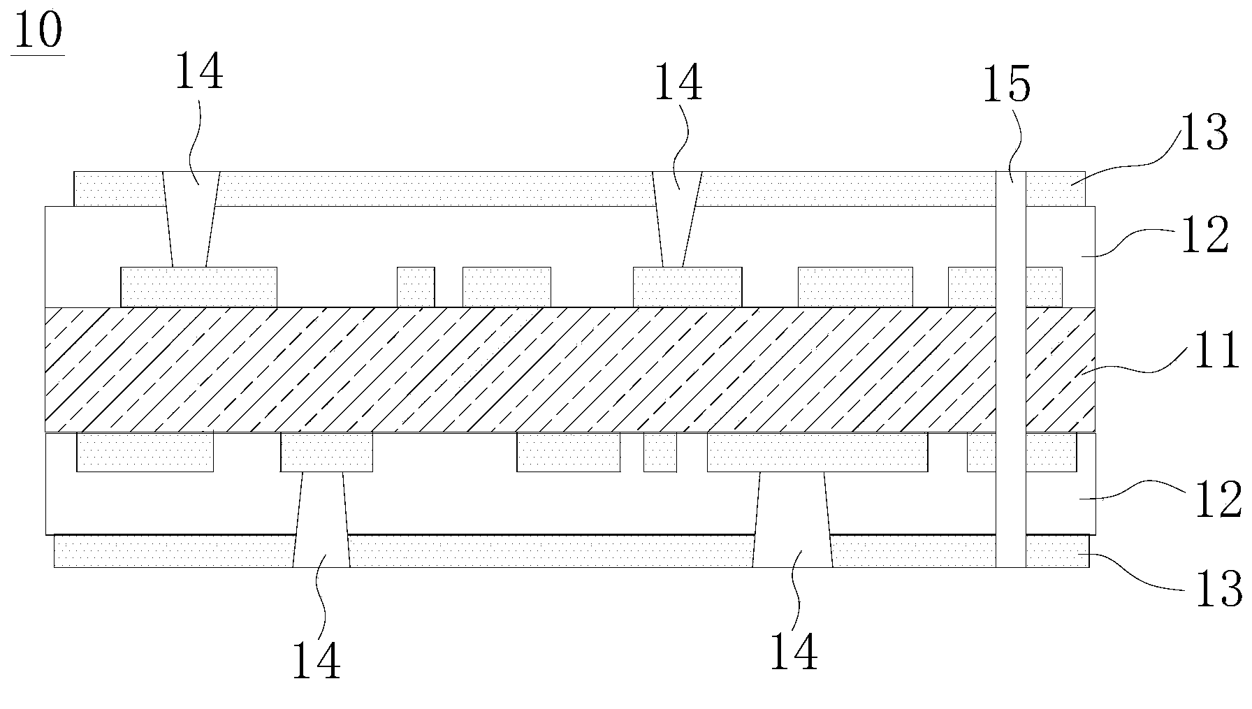 Method for manufacturing plated-through holes in HDI plate