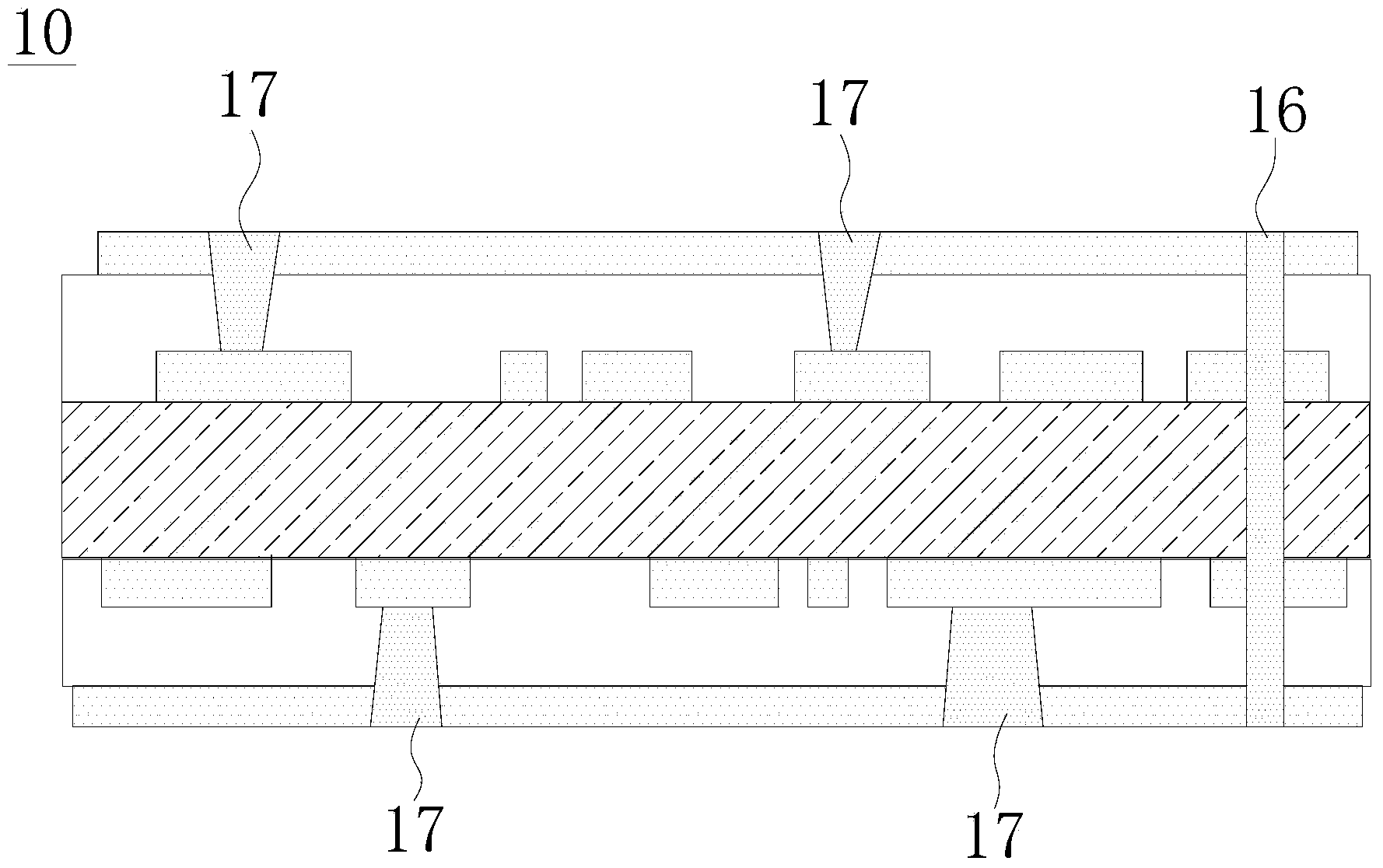 Method for manufacturing plated-through holes in HDI plate