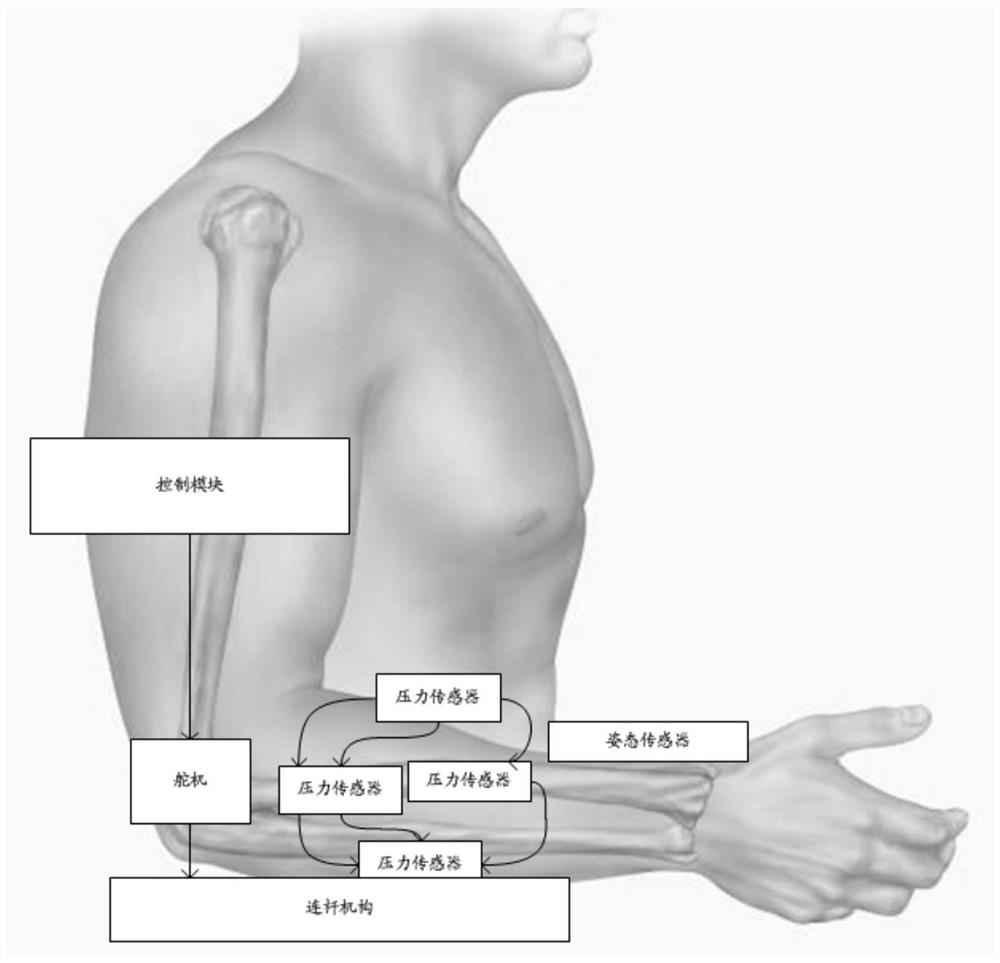 A system for assisting arm movement