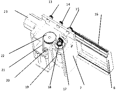 Automatic collection device for ampoule samples based on sterility testing process