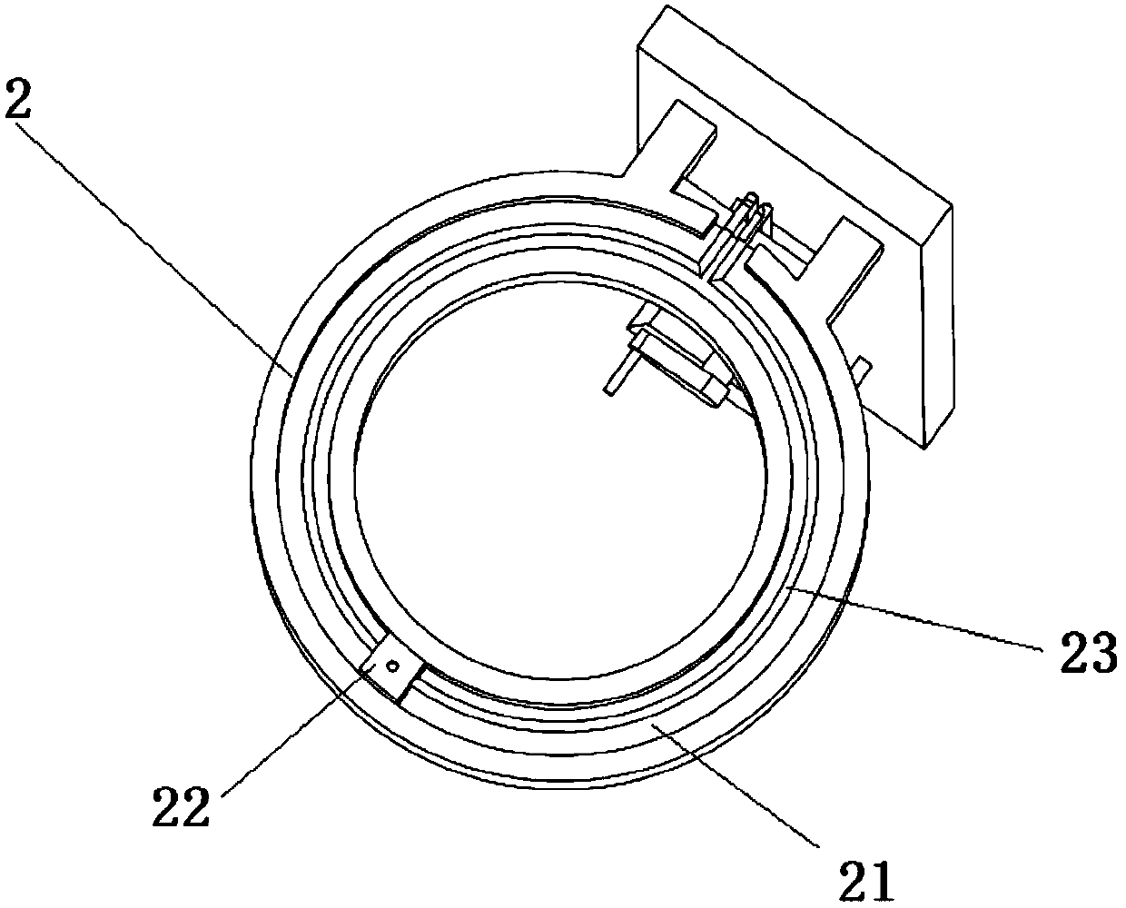 Multi-angle barrier-free shower