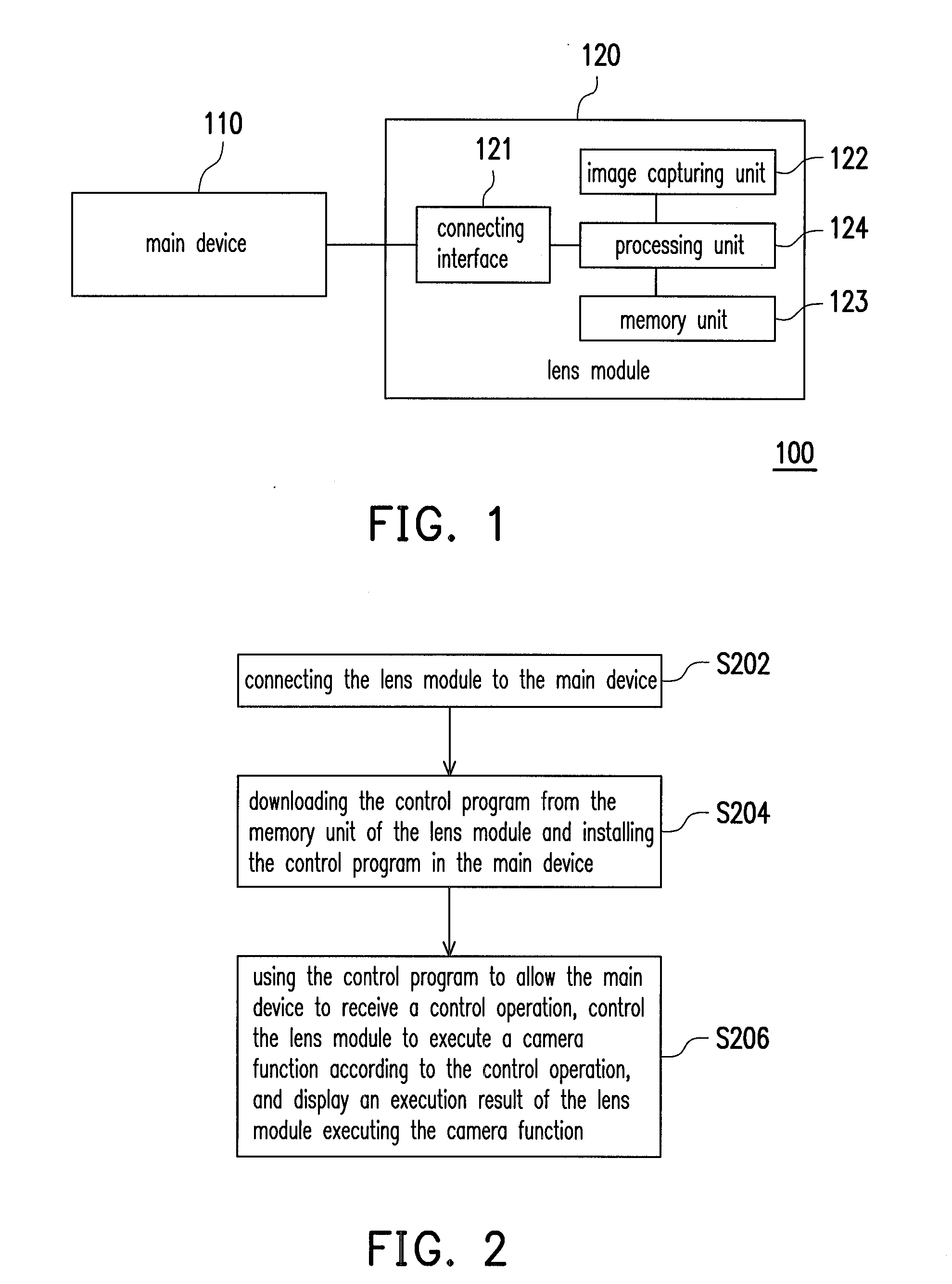 Method and system for controlling external lens