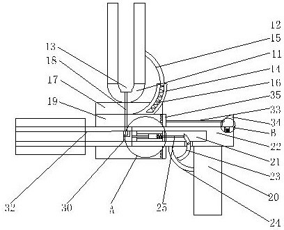 Door frame gap polyurethane-filling device for building decoration