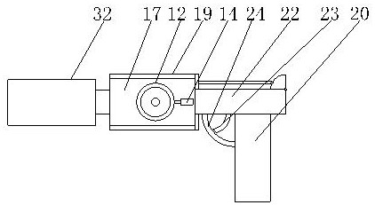 Door frame gap polyurethane-filling device for building decoration