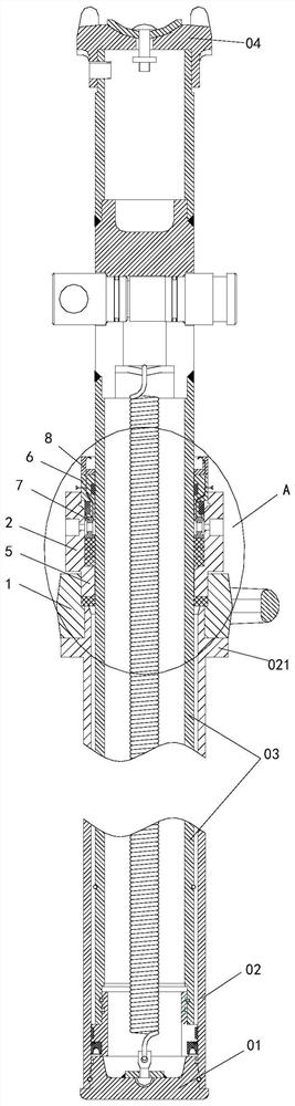 Efficient and high-safety hydraulic prop for coal mining