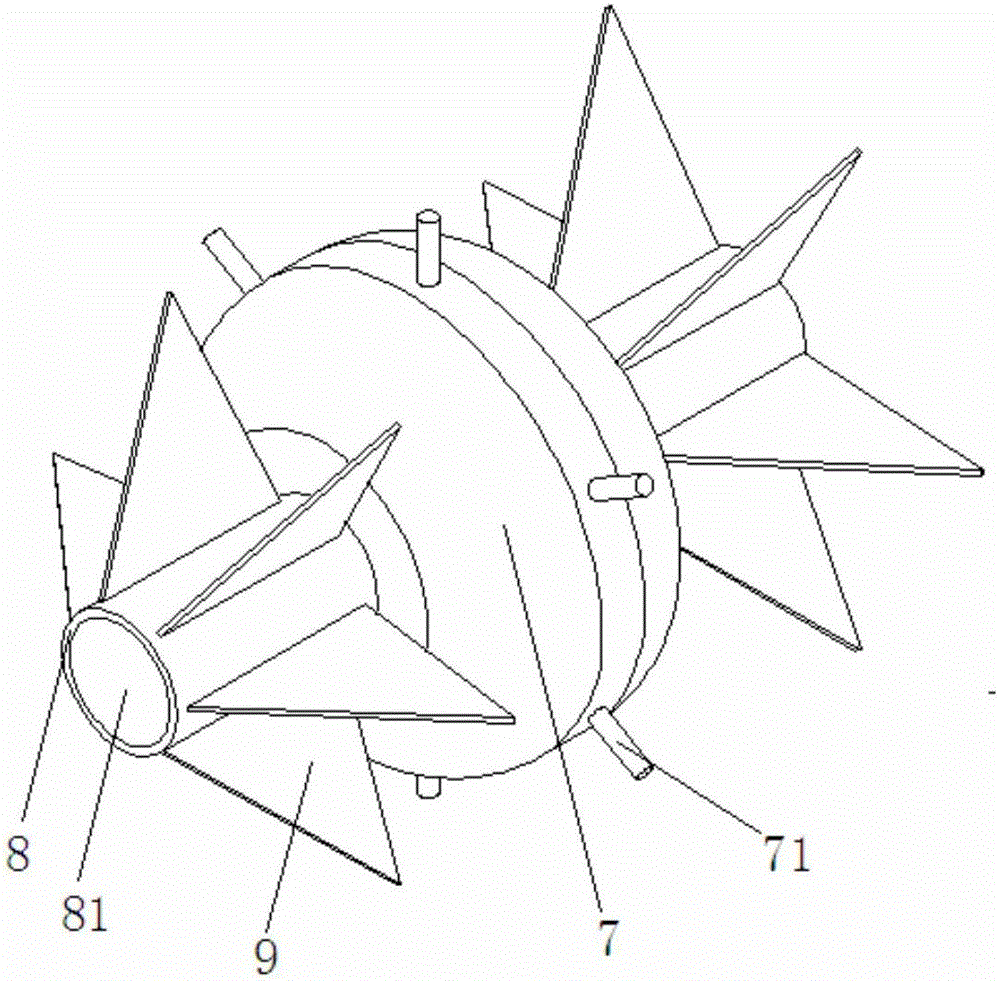 Aeration-free waste water air floatation complexing agent and its preparation method, use method and use device