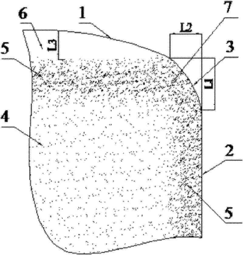 Hard alloy blade for improving cutting edge structure