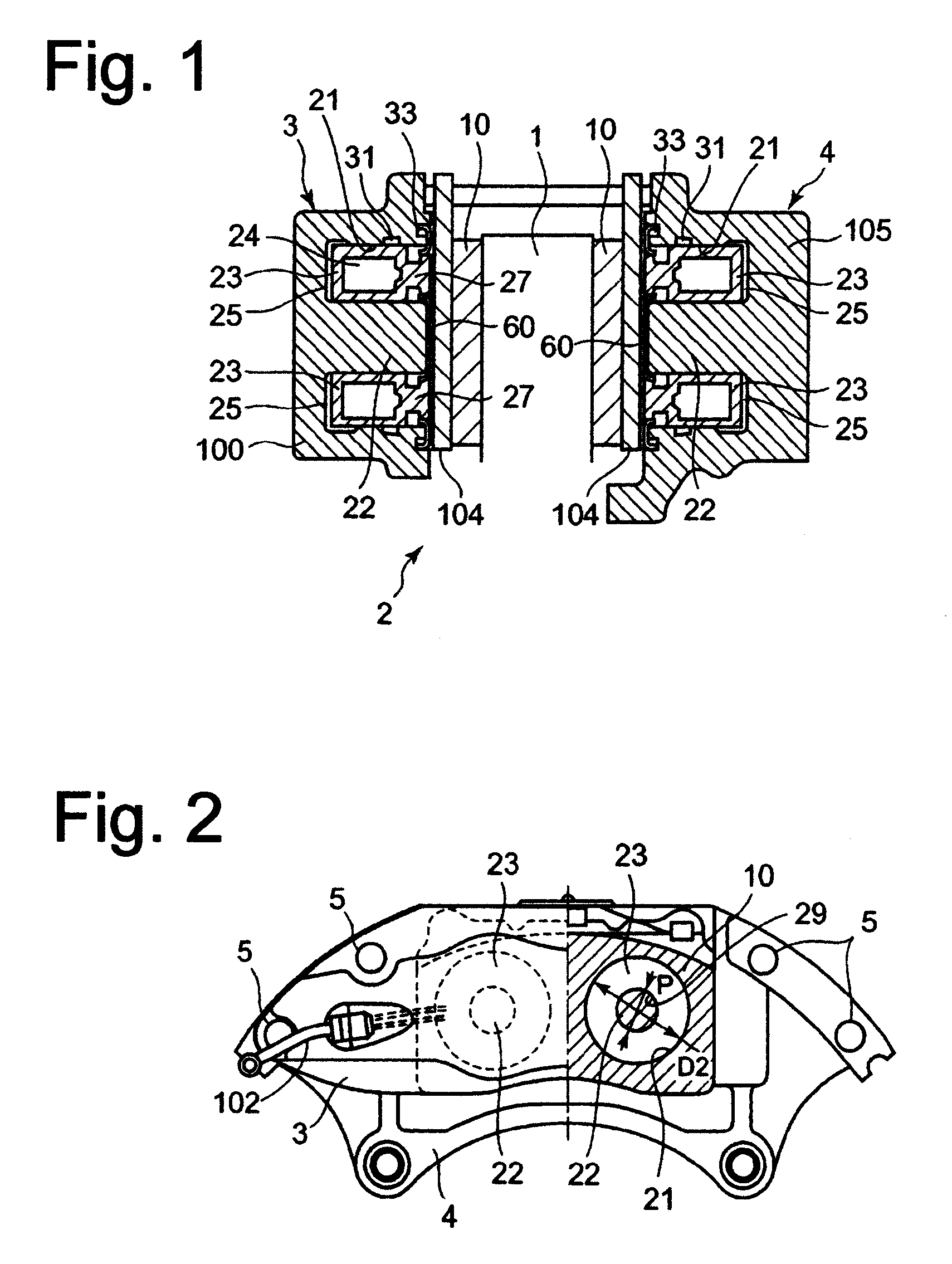 Brake caliper of a disk brake