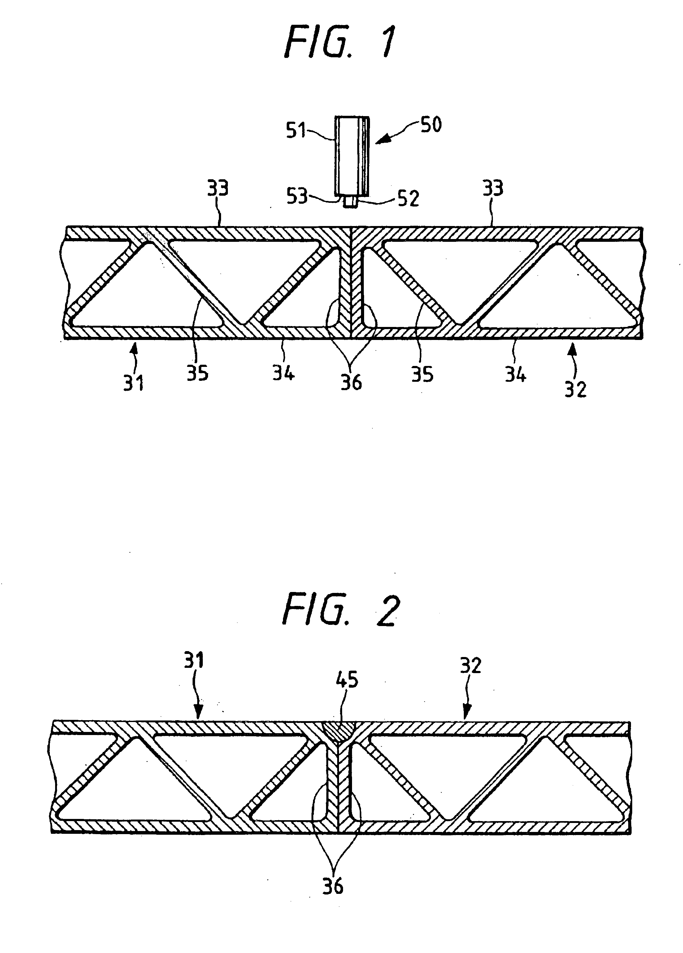 Friction stir welding method and structure body formed by friction stir welding