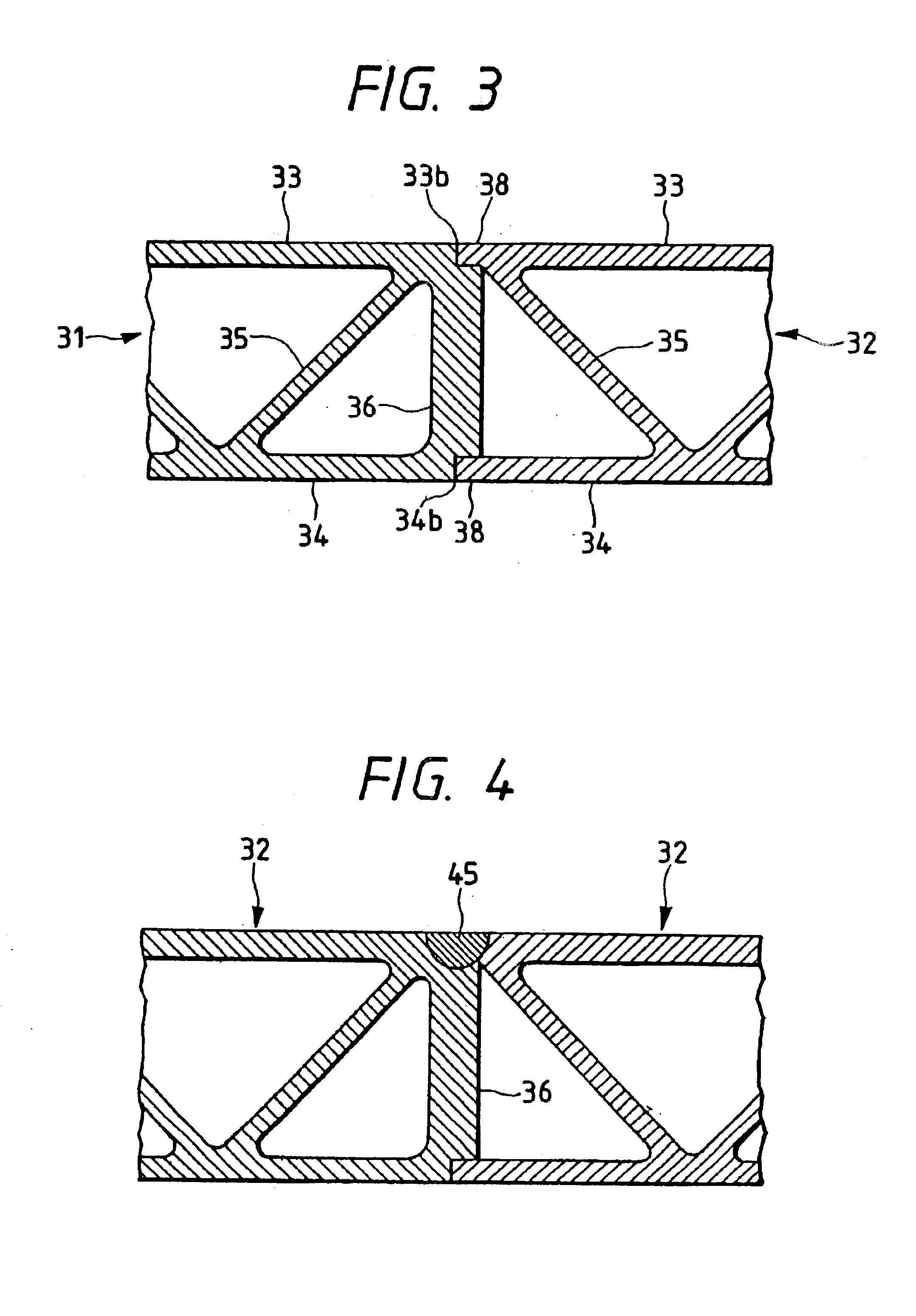 Friction stir welding method and structure body formed by friction stir welding