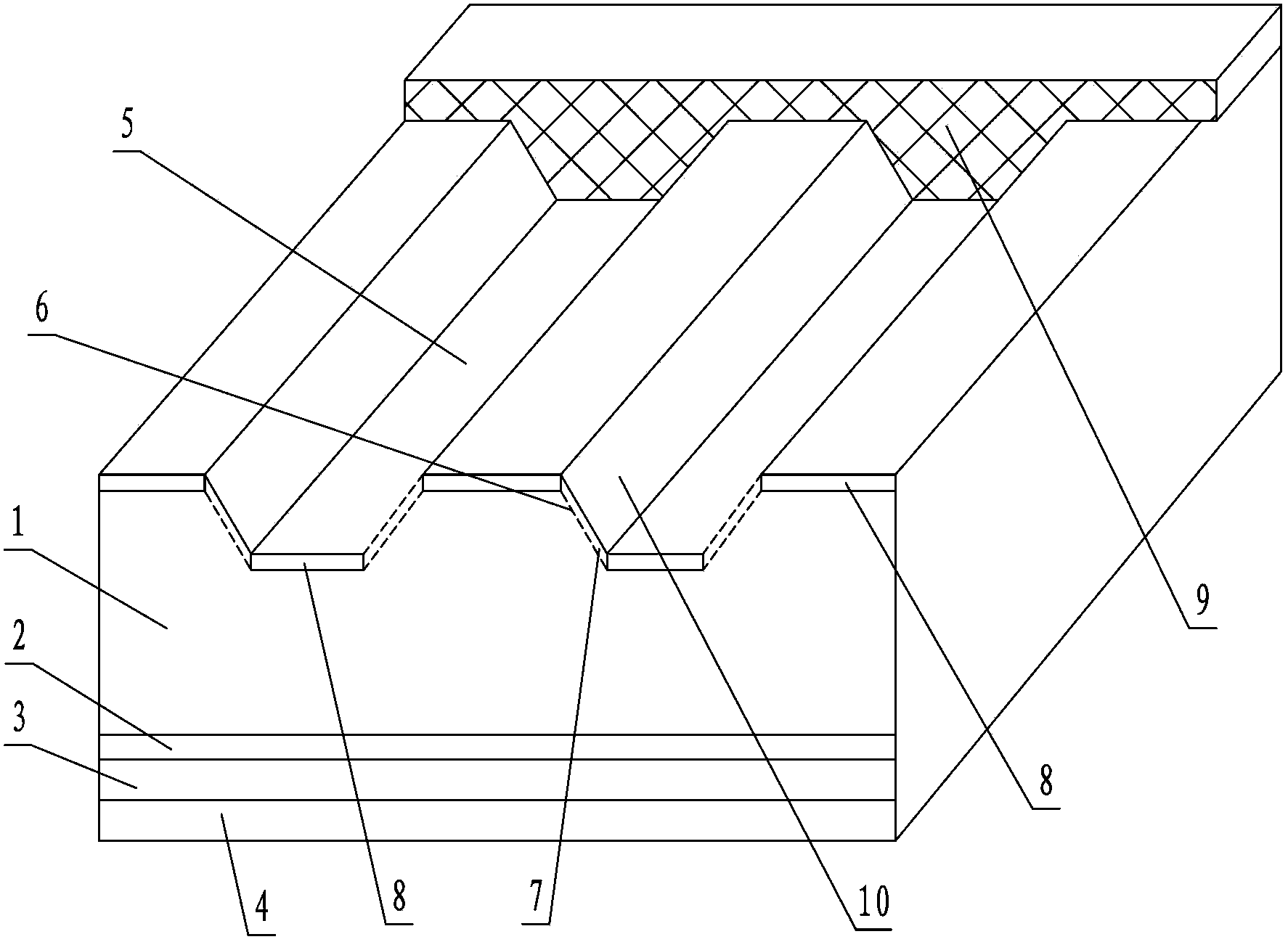 Double-sided heterojunction solar cell and preparation method