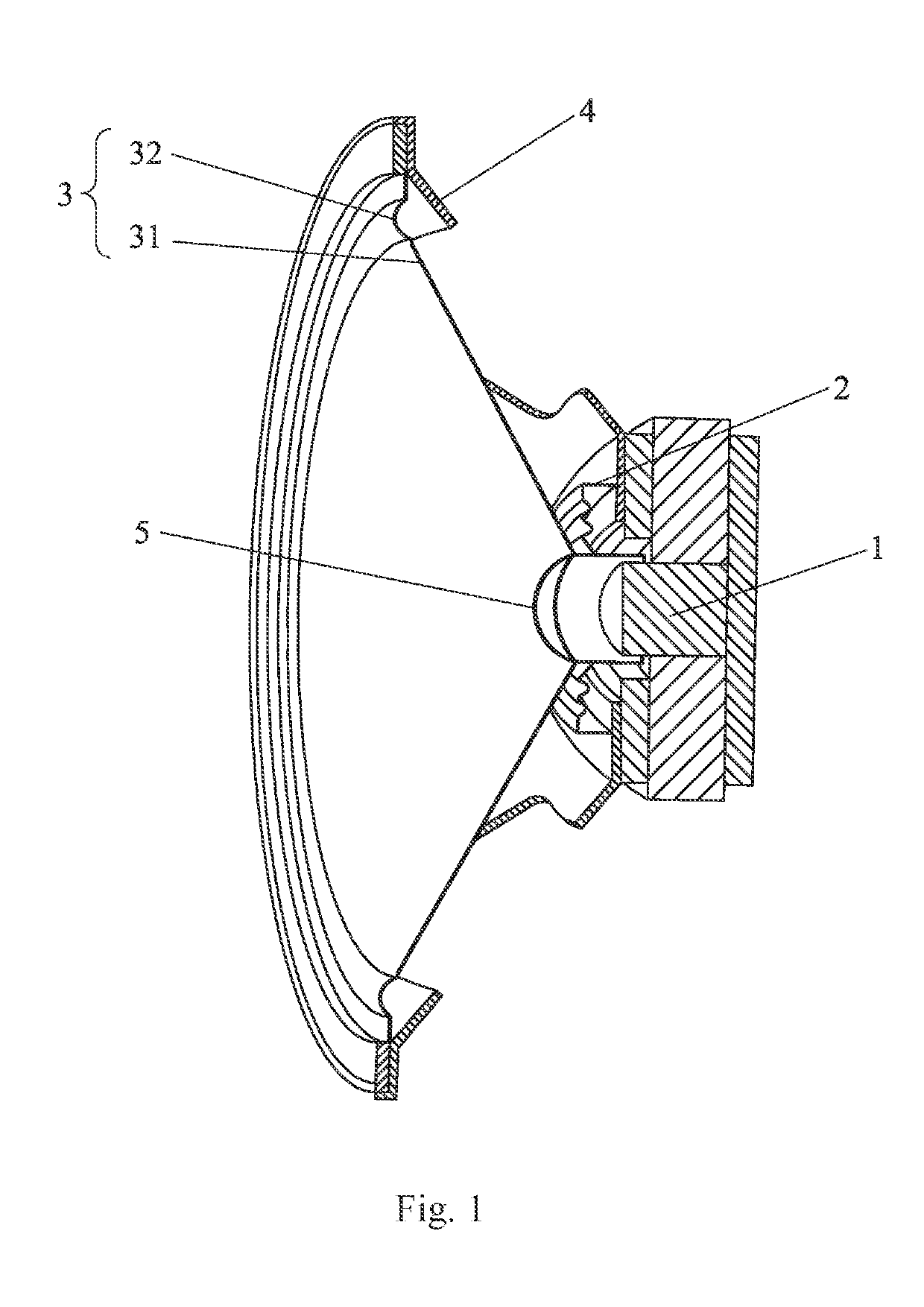 Acoustic diaphragm and speaker containing the same
