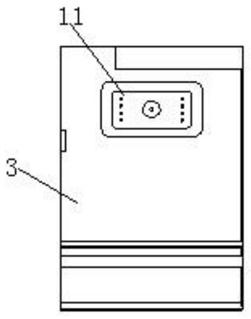 Electric energy meter communication module weak current interface power supply ripple measuring device