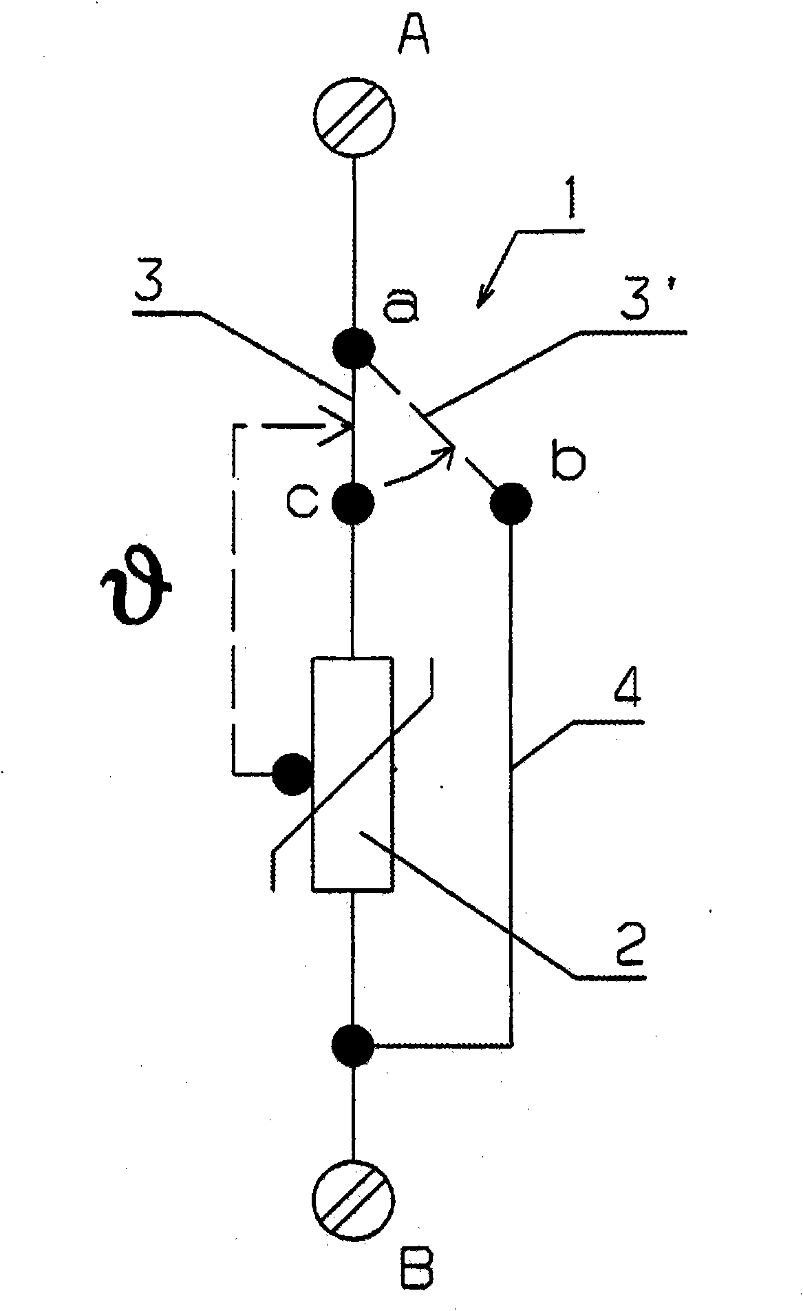 Surge arrester having a housing and having at least one arresting element
