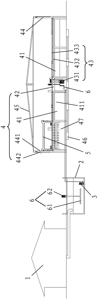 Ectopic fermentation bed livestock breeding excrement treatment system and application thereof