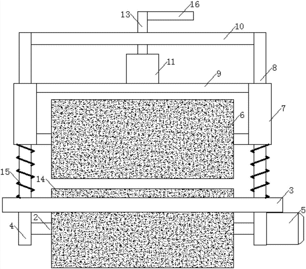 Elastic extrusion-type tightening mechanism for special paper coater