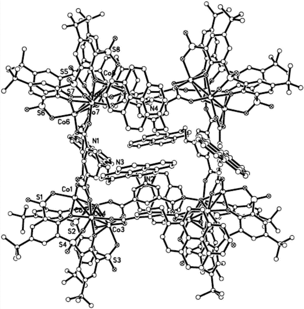 Supermolecule cage complex as well as preparation method and application thereof