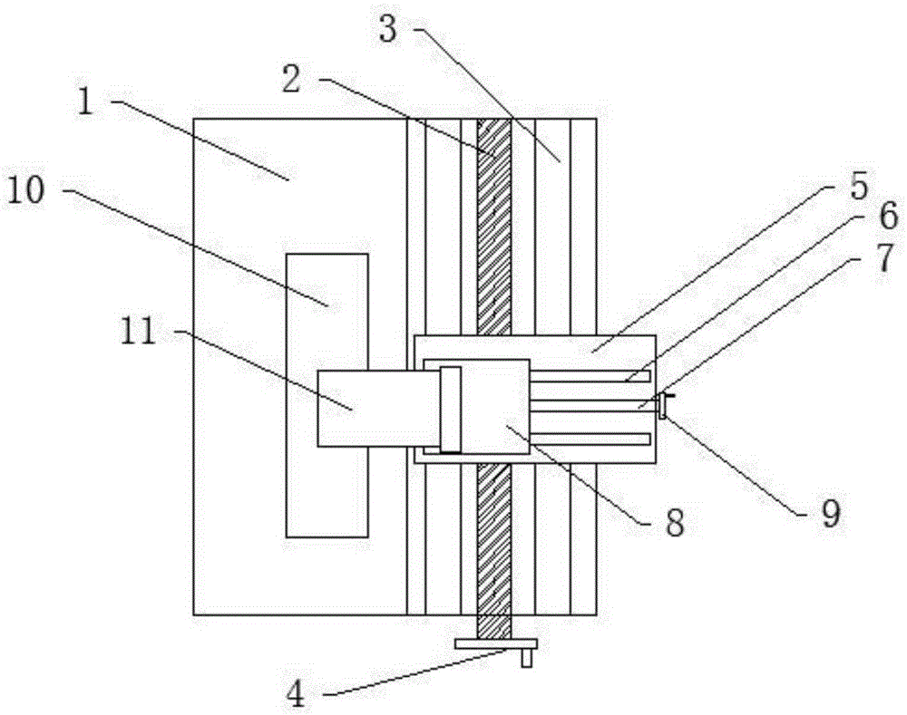 Spot welding device capable of adjusting welding head positions adaptively