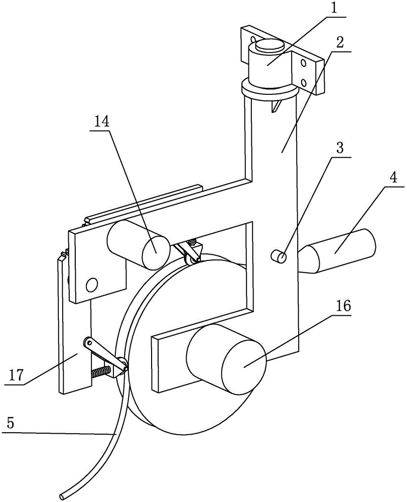 Active transporting device applied to seabed cable paving winch