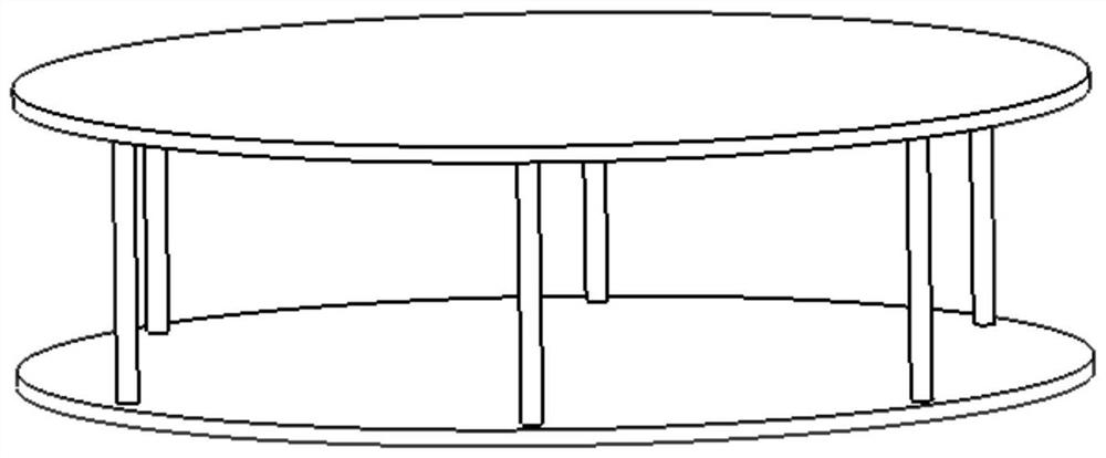 Polar plate coil assembly for electromagnetic field calibration and electromagnetic field on-site calibration device