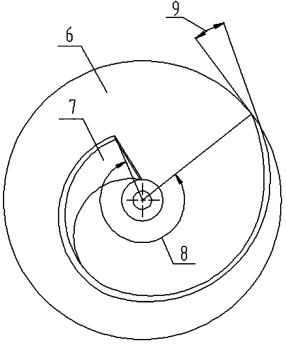 Design method for spiral single-channel non-blocking centrifugal pump impeller