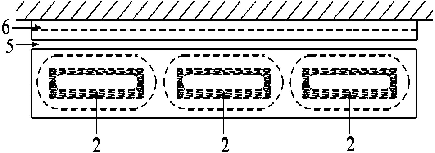 Combined-type suspension electromagnet for medium-low-speed maglev train and manufacturing method of combined-type suspension electromagnet