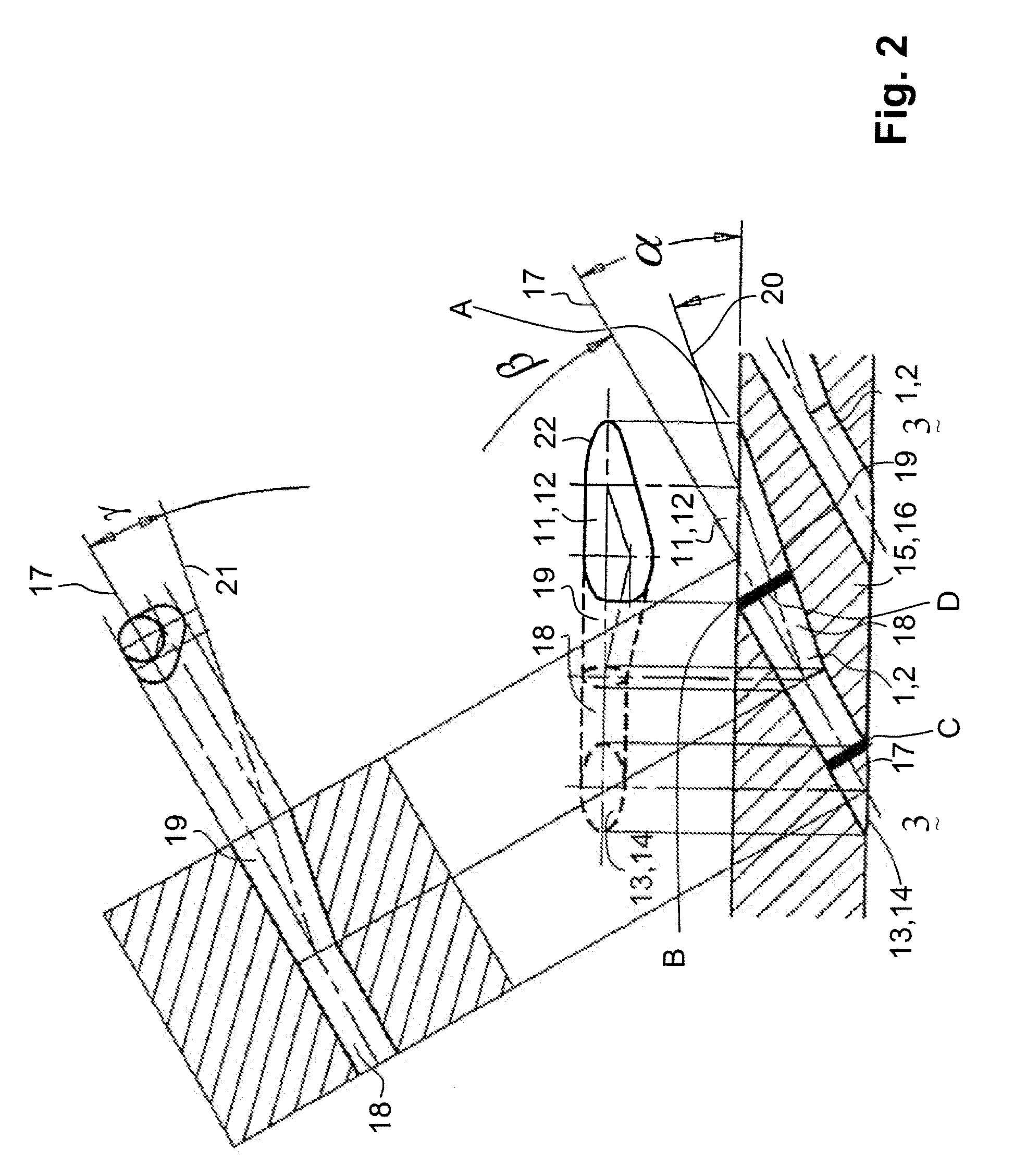 Gas Turbine Airfoil With Leading Edge Cooling