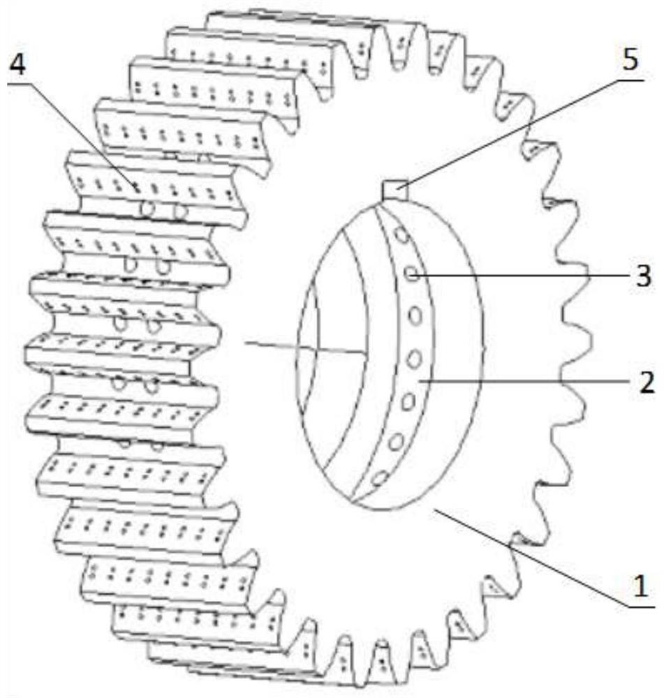 Self-lubricating gear with oil supply and return functions and sealing assembly