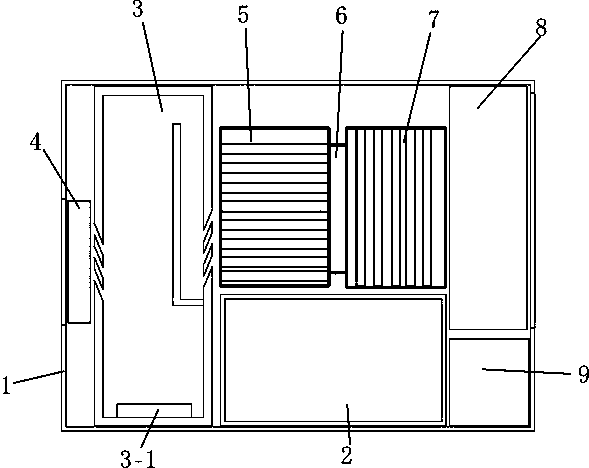 Method and apparatus used for cleaning air with water
