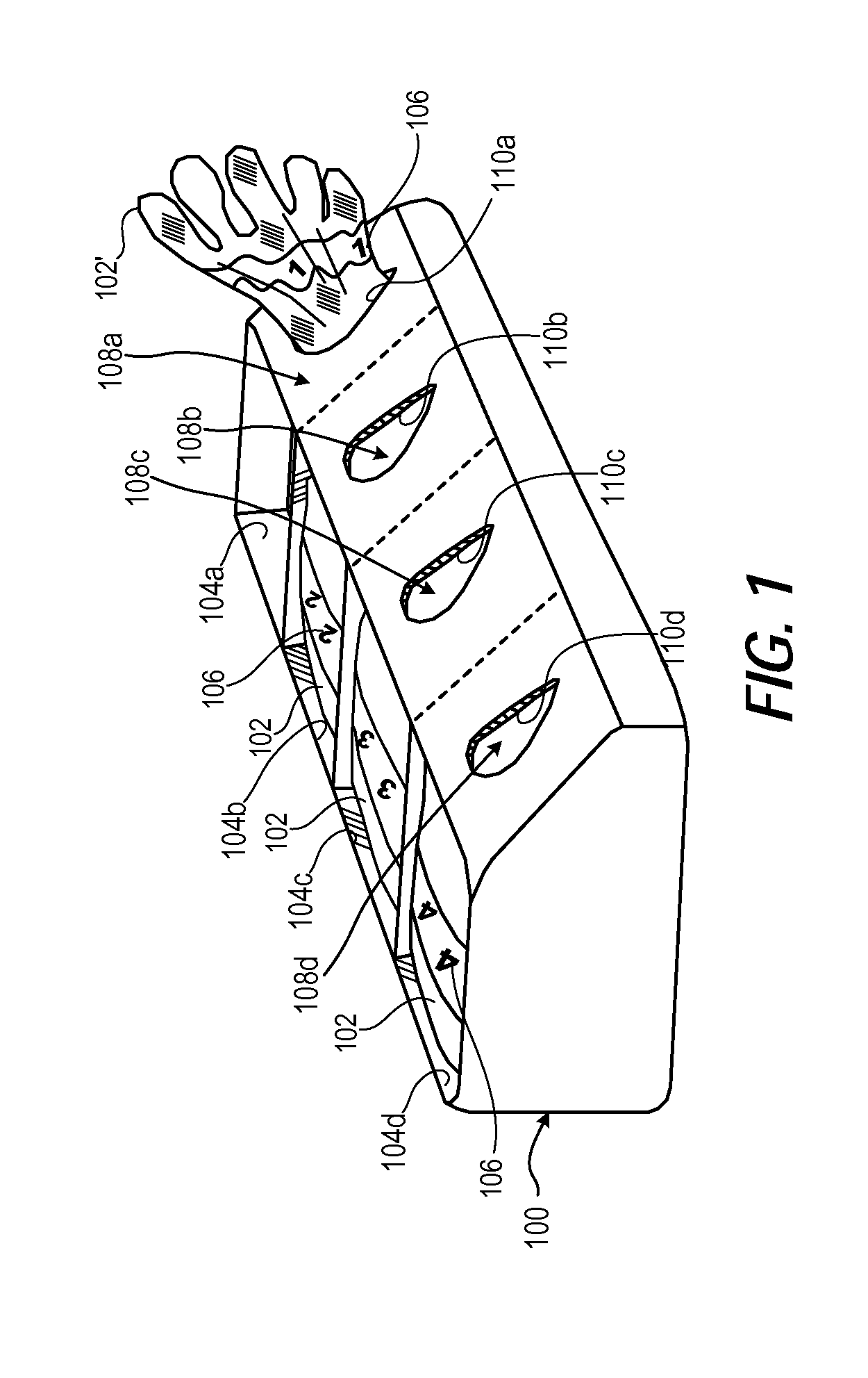 Container for surgical absorbent articles