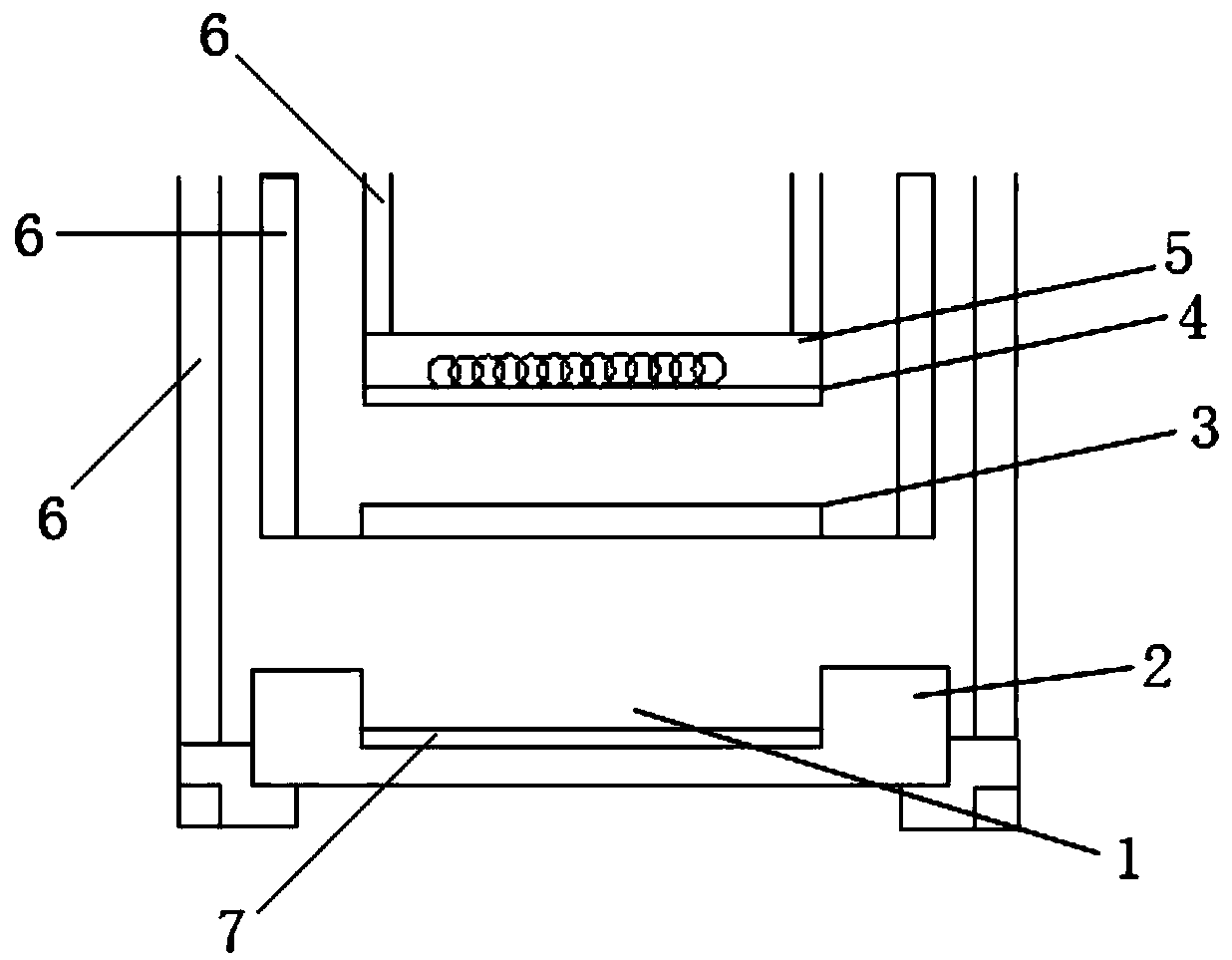 Novel evaporation metal mask plate and evaporation device