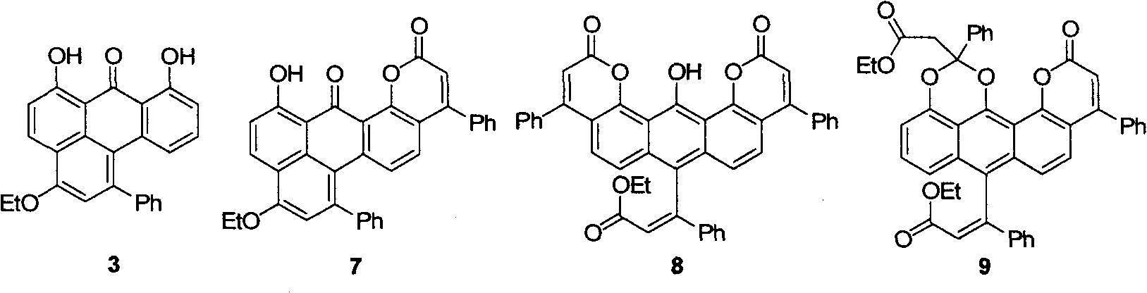 Anthralini-fused ring derivatives and synthesis method thereof